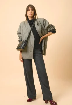 ROMANE pull col roulé noir
