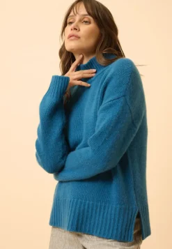 SULLANA pull col montant paon