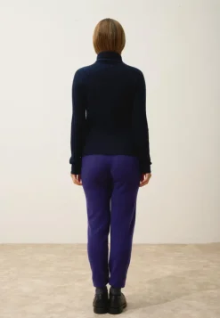 SUNNEVA pull col montant navy