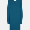 SUSAN robe col rond paon