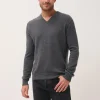 TOM pull col v anthracite chiné