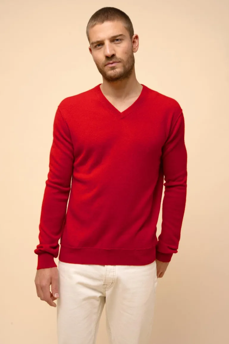 TOM pull col v rouge