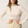 TRILA pull col montant ivoire