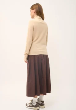 TRILA pull col montant sable