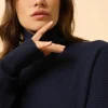 UDNY pull col roulé navy