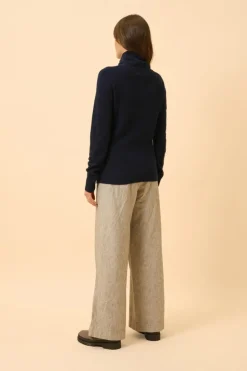 UDNY pull col roulé navy