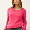 VIVIAN pull col rond fraise