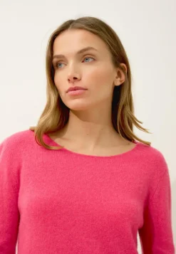 VIVIAN pull col rond fraise