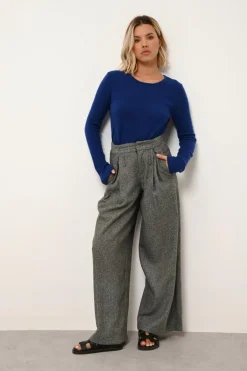 VIVIAN pull col rond outremer