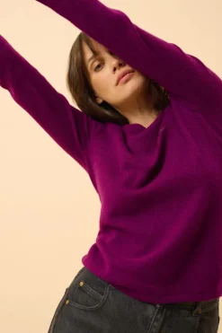 VIVIAN pull col rond prune