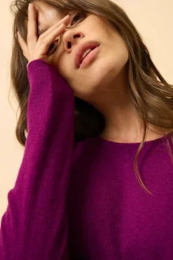 VIVIAN pull col rond prune