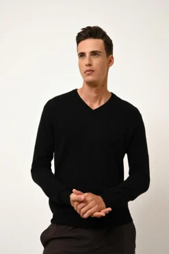 WALT pull col v noir