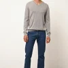 WALT pull col v nuage chiné