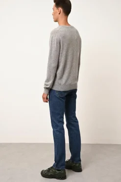WALT pull col v nuage chiné
