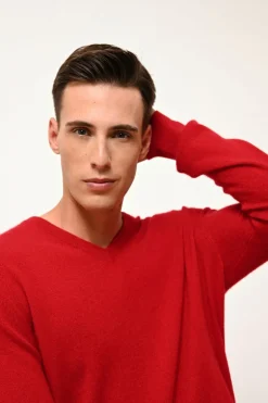 WALT pull col v rouge