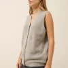 YASMINE cardigan col v nuage chiné